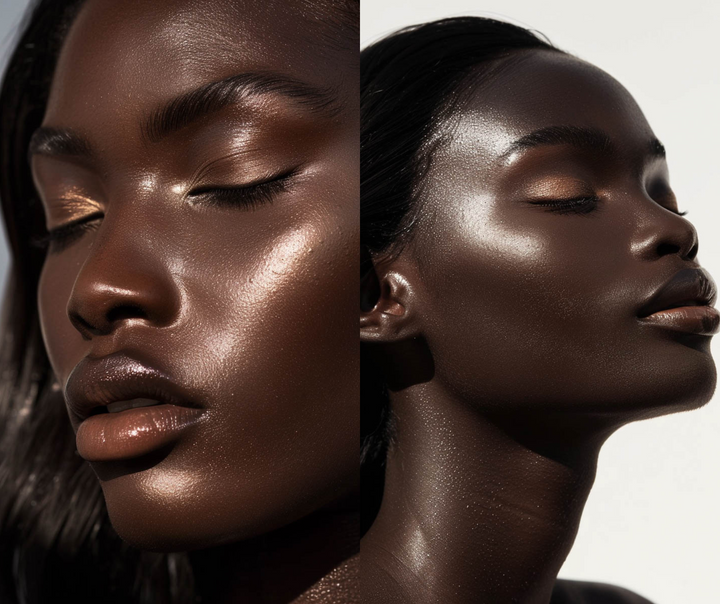 50 Melanin Skincare Stock Photos