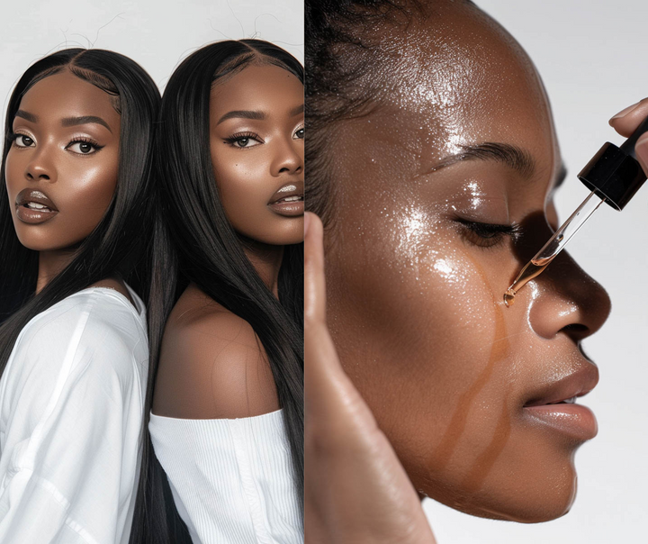 50 Melanin Skincare Stock Photos