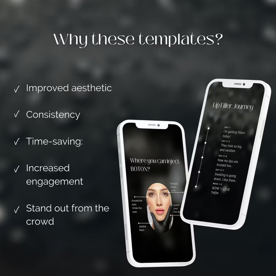 Luxury Nurse Injector Instagram Bundle