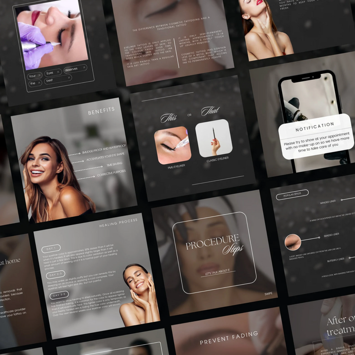 100 Eyeliner PMU Instagram Bundle