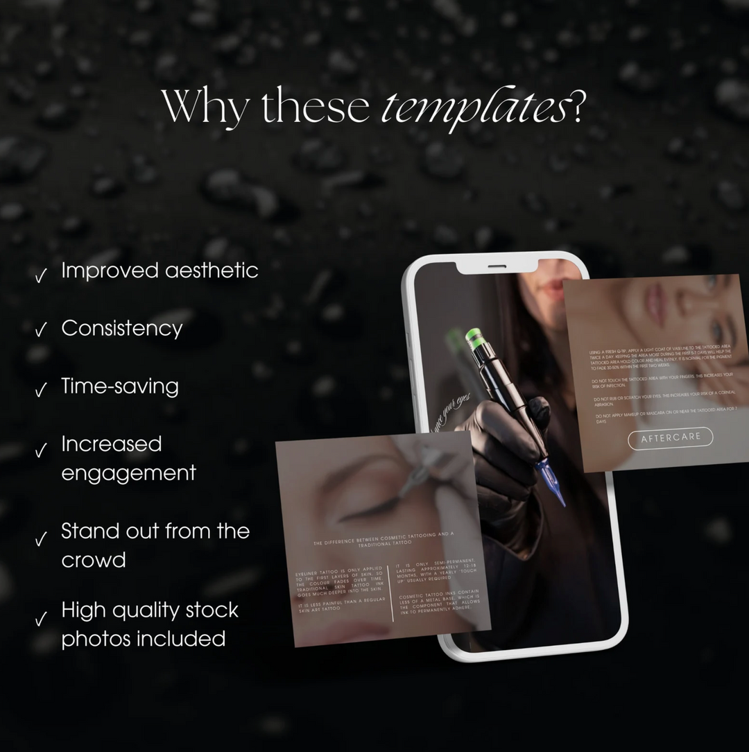 100 Eyeliner PMU Instagram Bundle